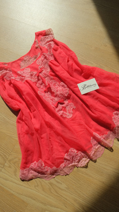 Vintage hotpink babydoll (M-L)