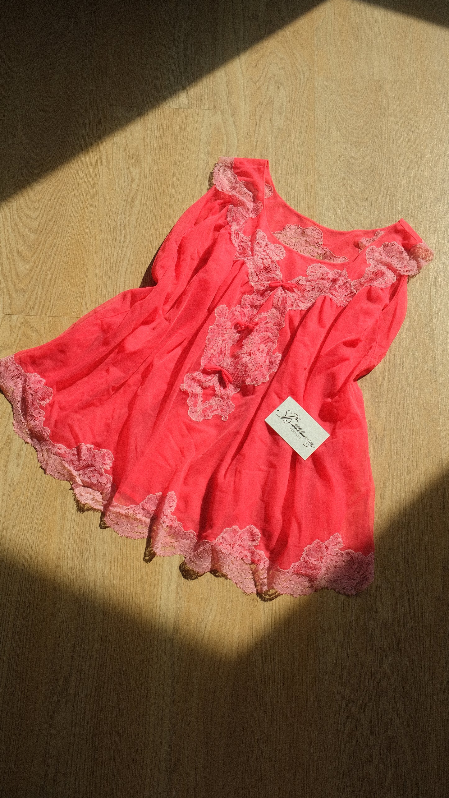 Vintage hotpink babydoll (M-L)