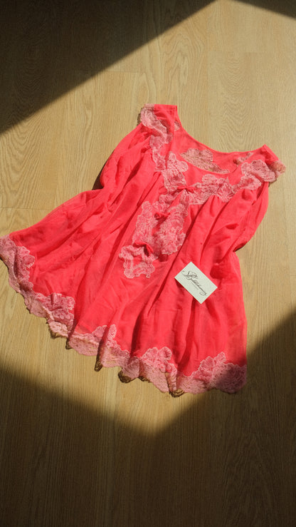 Vintage hotpink babydoll (M-L)