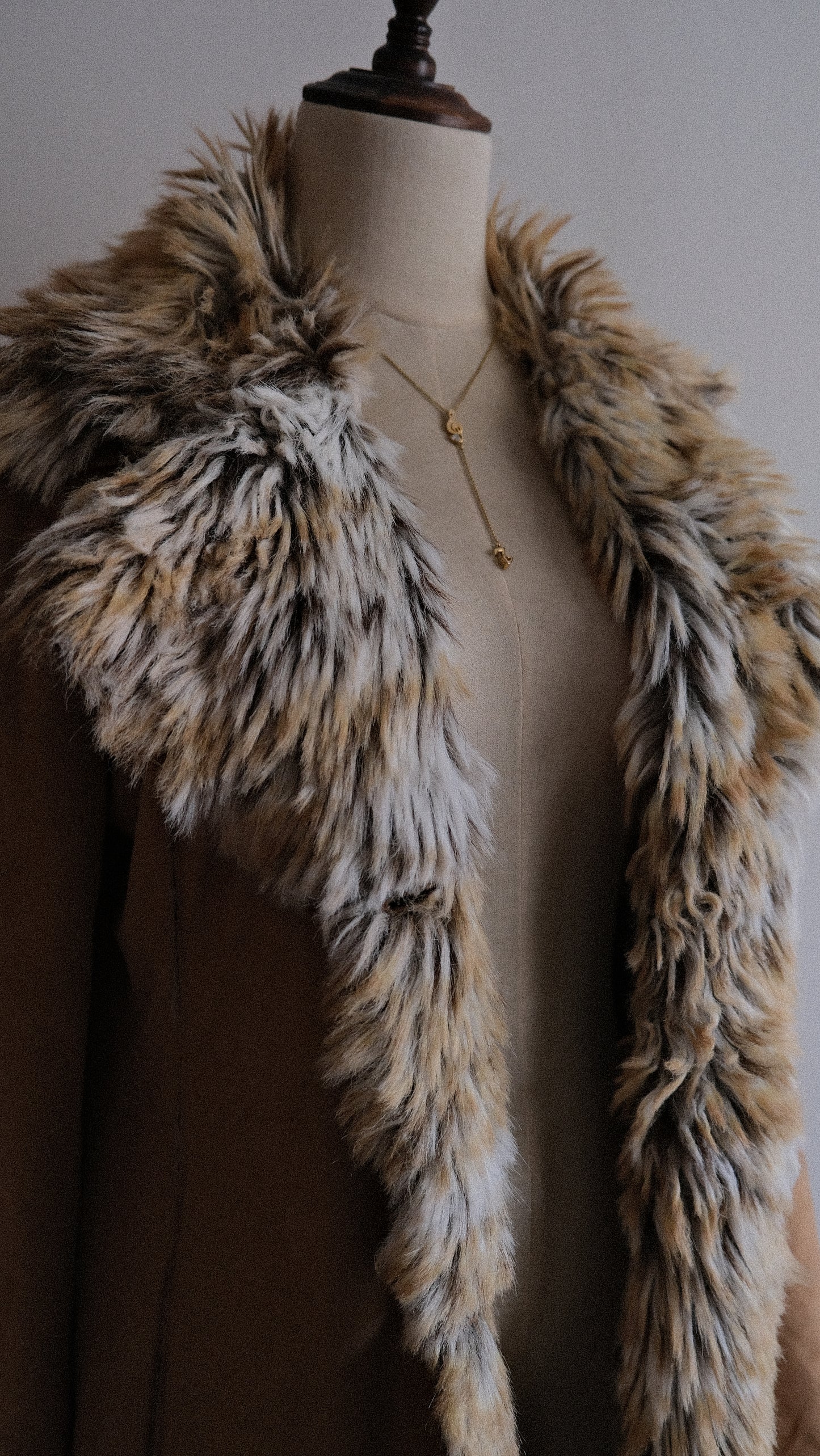 Vintage Faux Fur jacket (S)