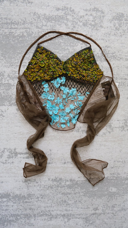 La Perla Feather bustier (M-L)