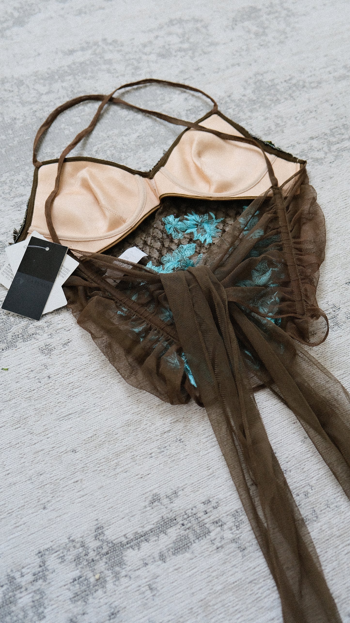 La Perla Feather bustier (M-L)