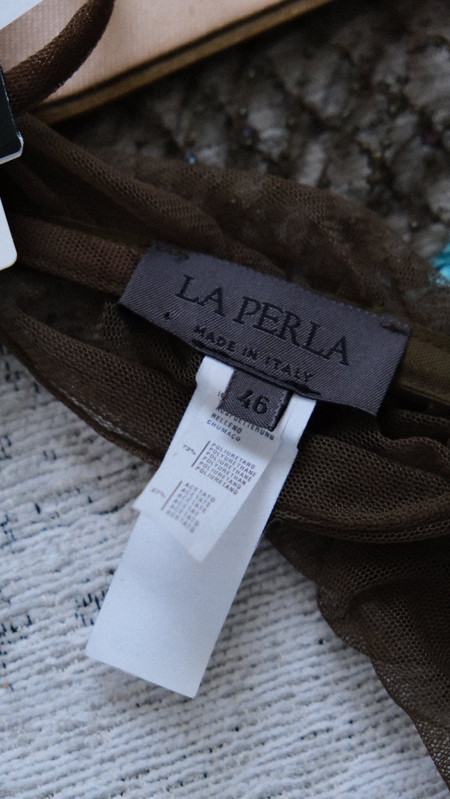 La Perla Feather bustier (M-L)