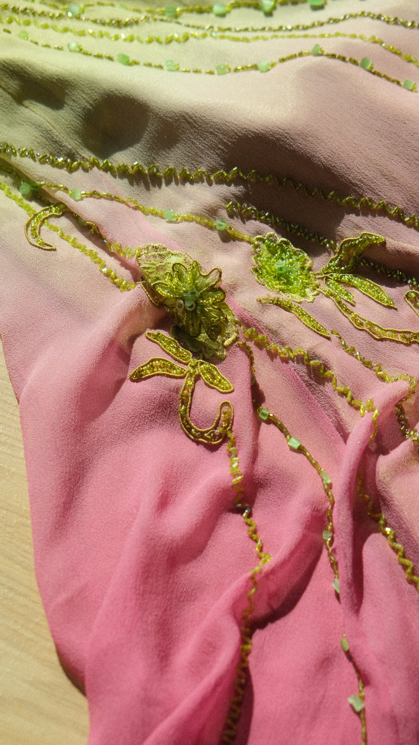Vintage Spanish fae ombre dress (L)