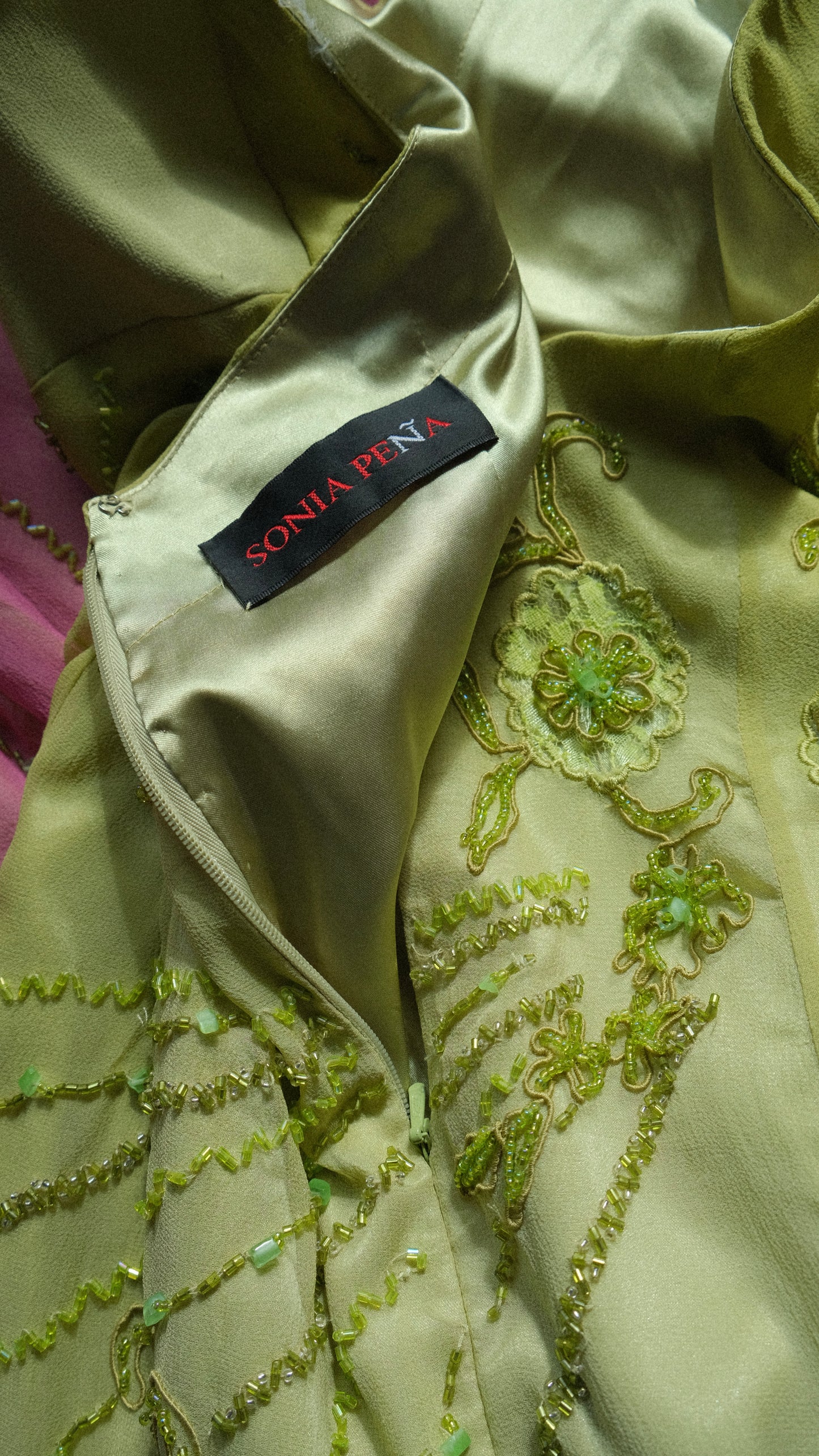 Vintage Spanish fae ombre dress (L)