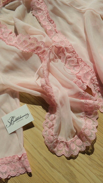 Vintage Marvel soft pink lingerie cardigan (S-L)