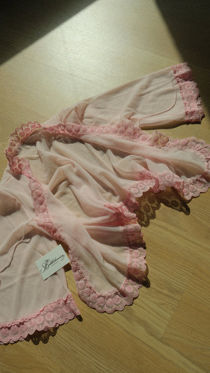 Vintage Marvel soft pink lingerie cardigan (S-L)