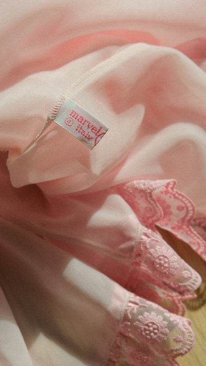Vintage Marvel soft pink lingerie cardigan (S-L)