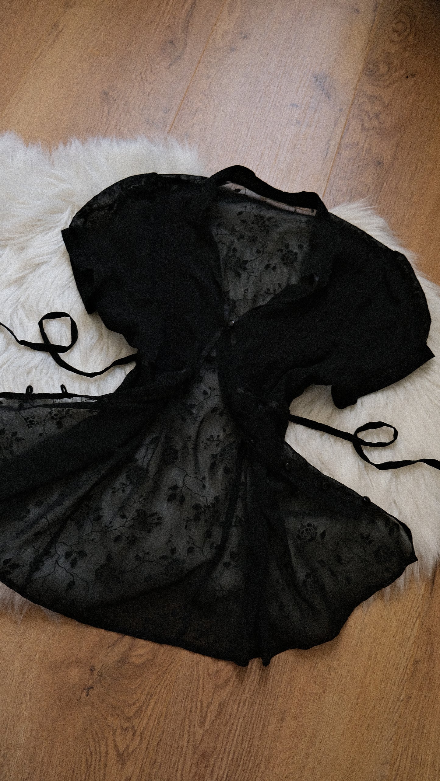 Vintage short sleeve blouse (M)