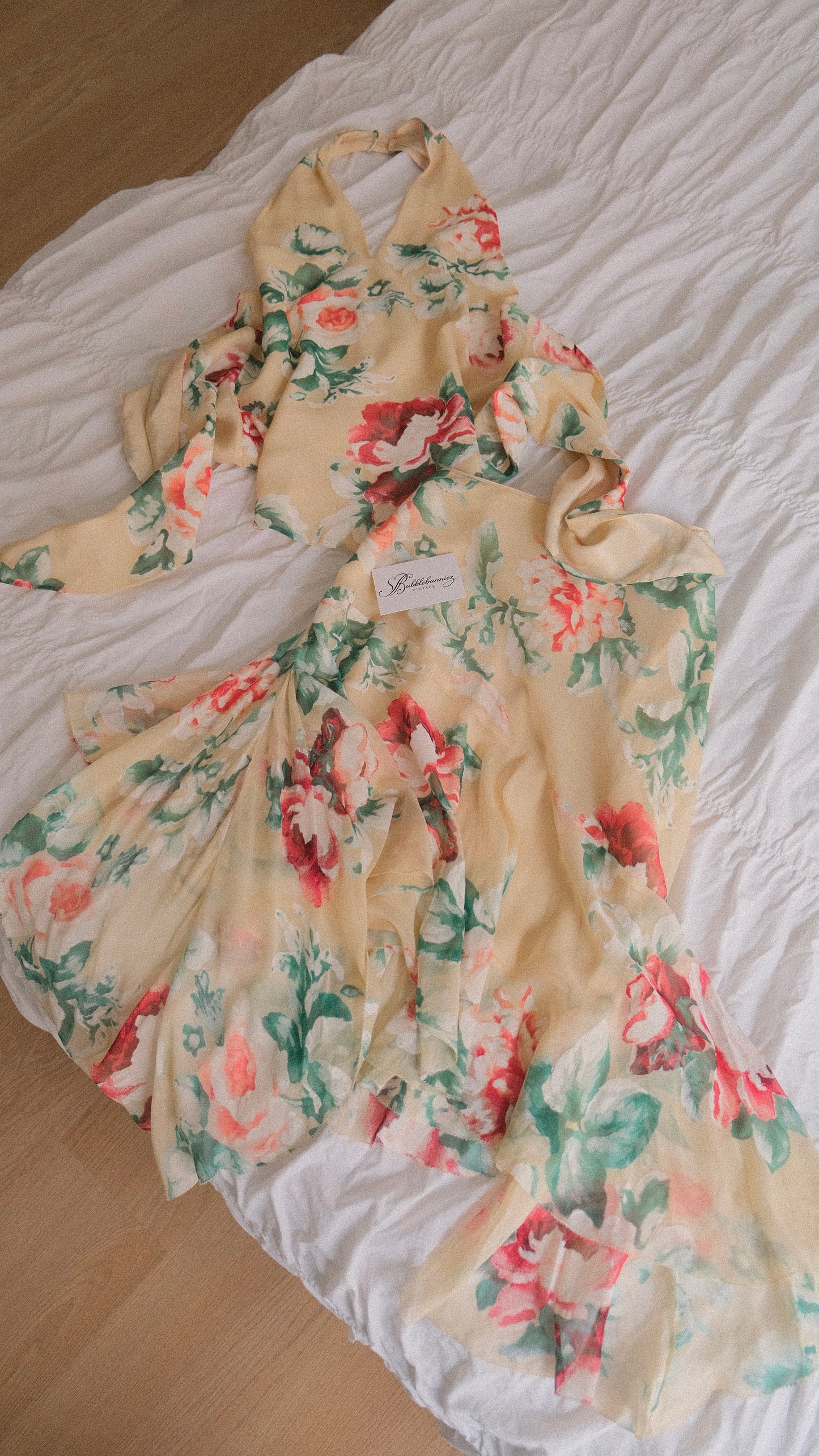 Vintage Italian floral 2 piece set
