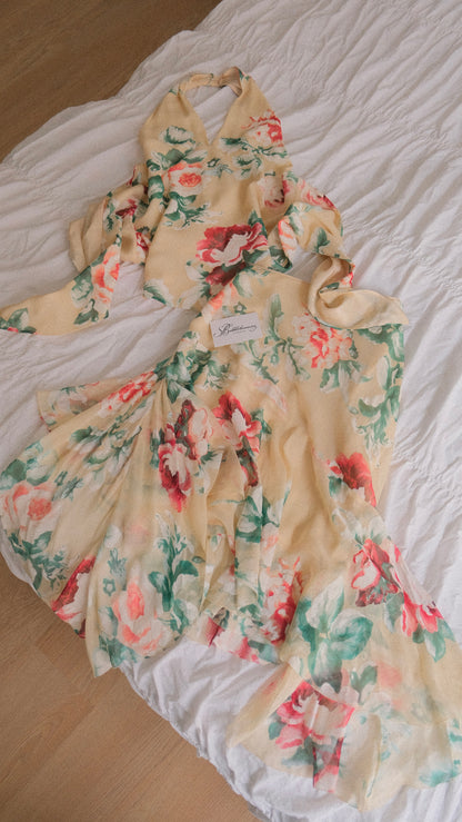 Vintage Italian floral 2 piece set