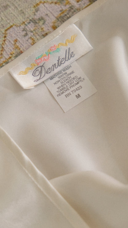Vintage Dentelle ivory babydoll (M)