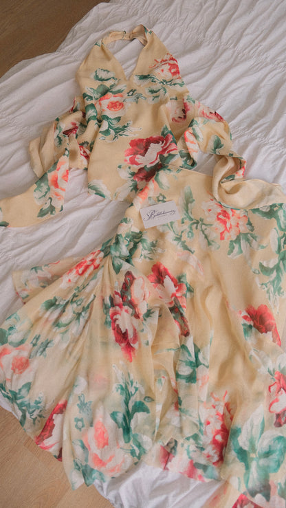 Vintage Italian floral 2 piece set