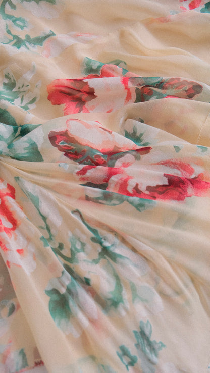 Vintage Italian floral 2 piece set