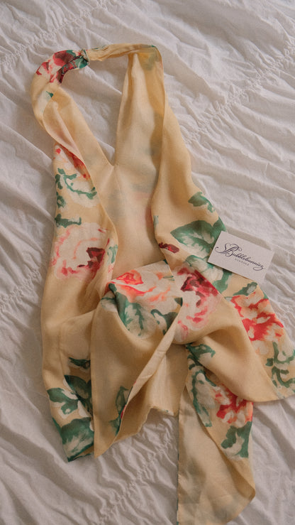 Vintage Italian floral 2 piece set