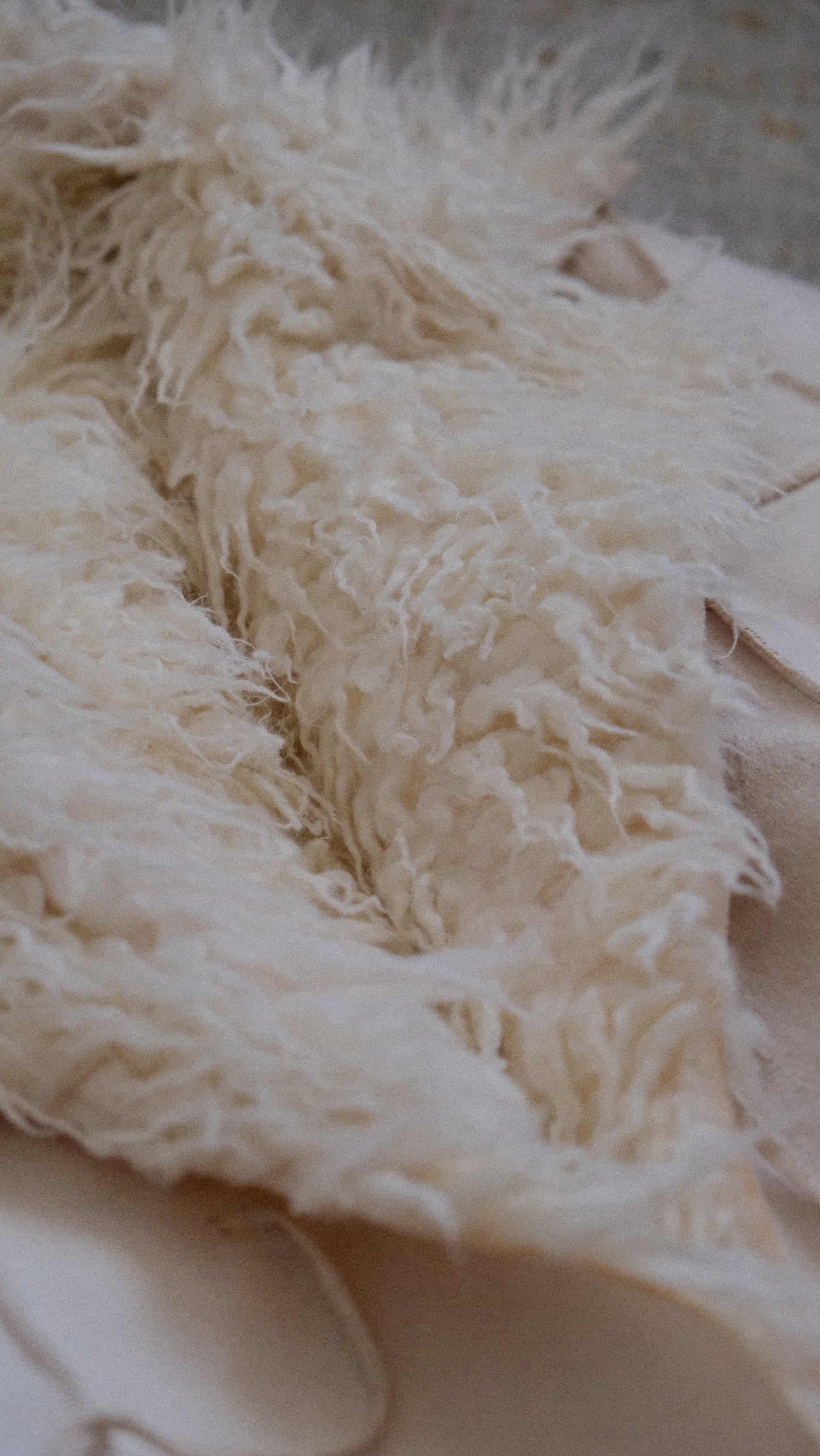 Vintage French Faux Fur winter coat (M)