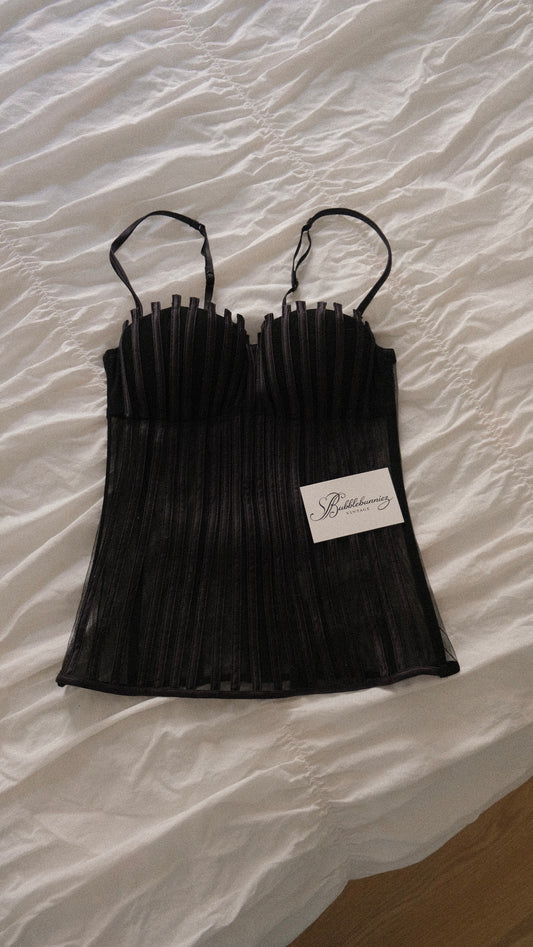Vintage La Perla Graphique collection corset (32B/70B)