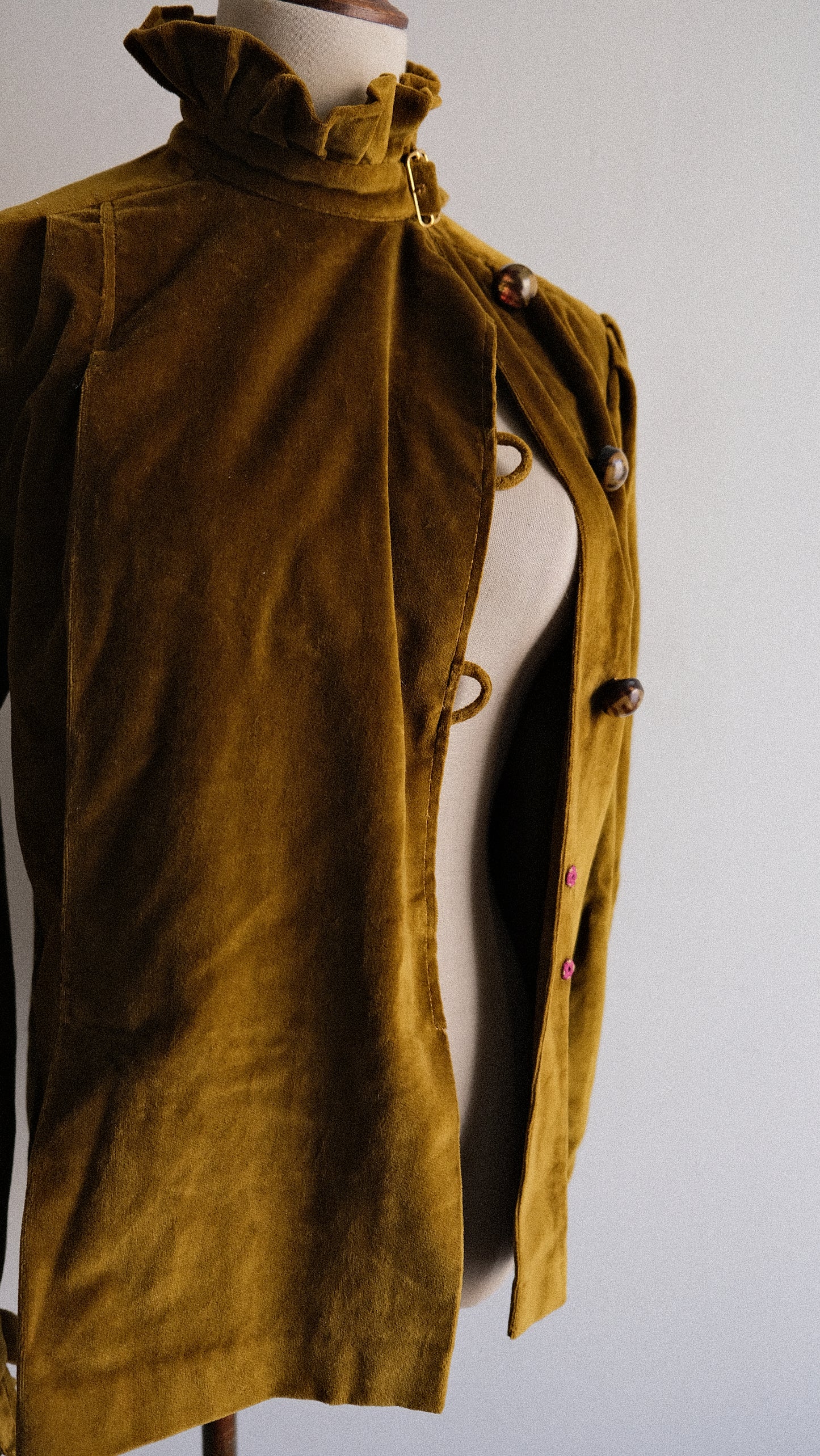 Velours vintage Buckle jacket (XS/S, S)