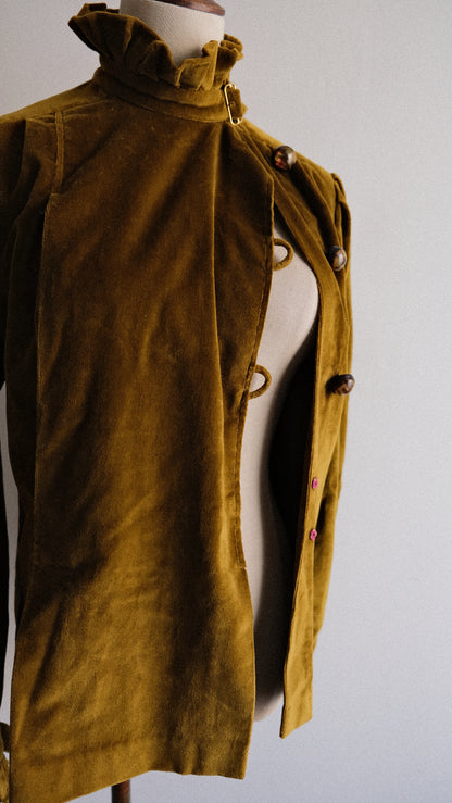 Velours vintage Buckle jacket (XS/S, S)