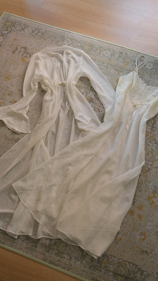 Vintage GAREL 2 piece lingerie set (M-XL)