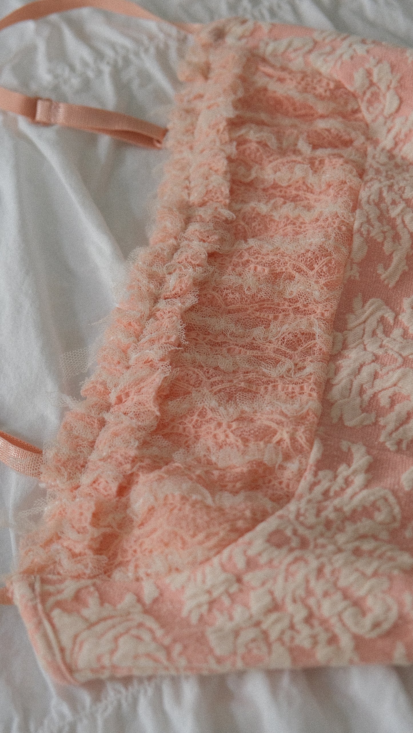 Old pink milkmaid top