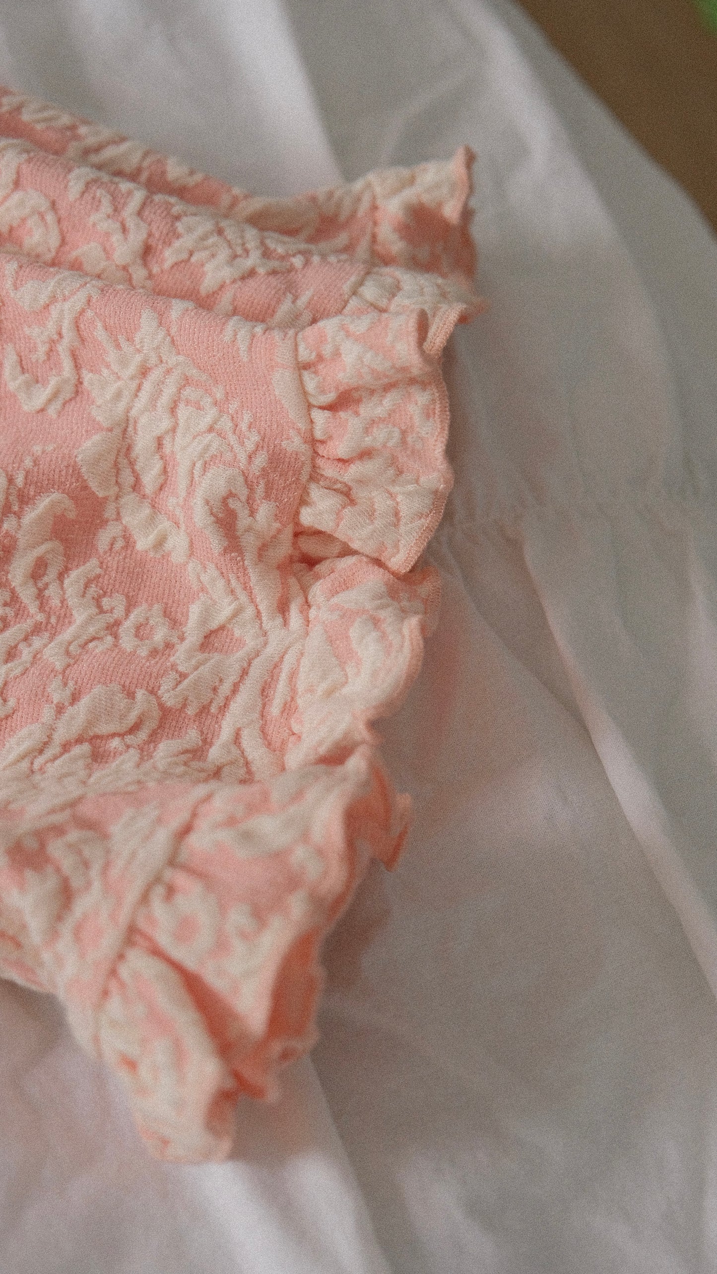 Old pink milkmaid top