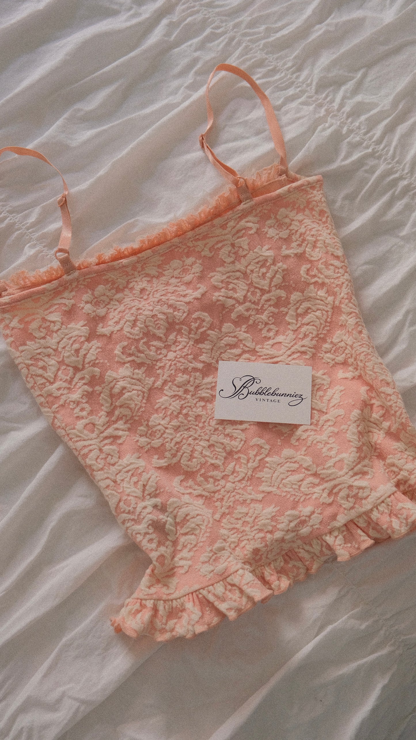 Old pink milkmaid top