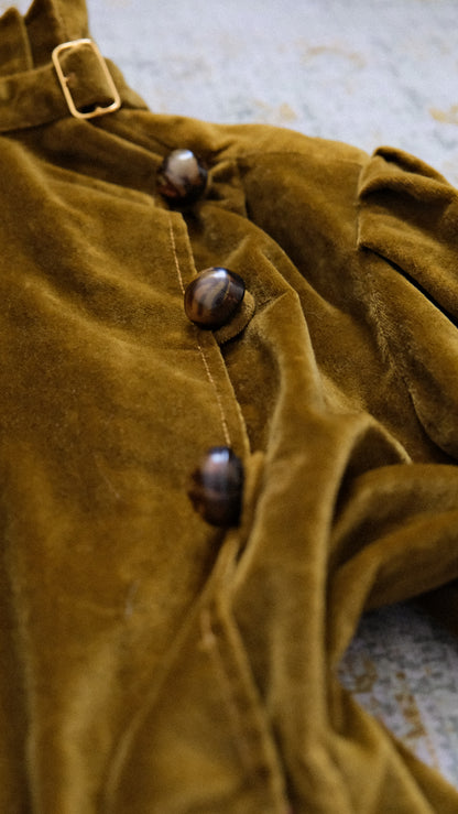 Velours vintage Buckle jacket (XS/S, S)