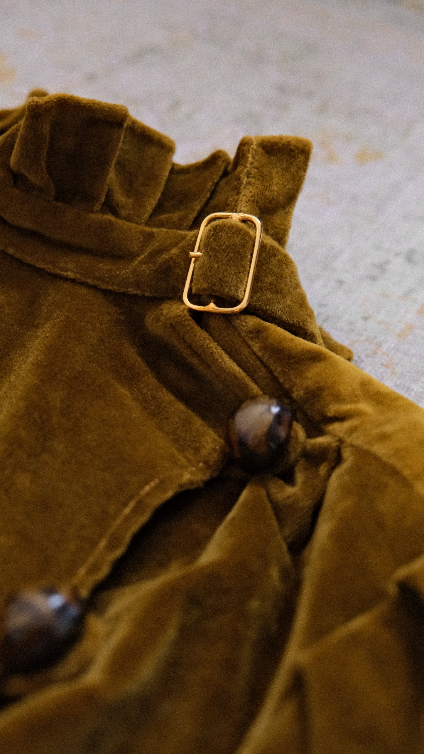 Velours vintage Buckle jacket (XS/S, S)