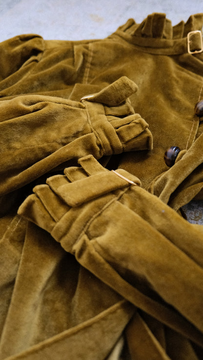 Velours vintage Buckle jacket (XS/S, S)