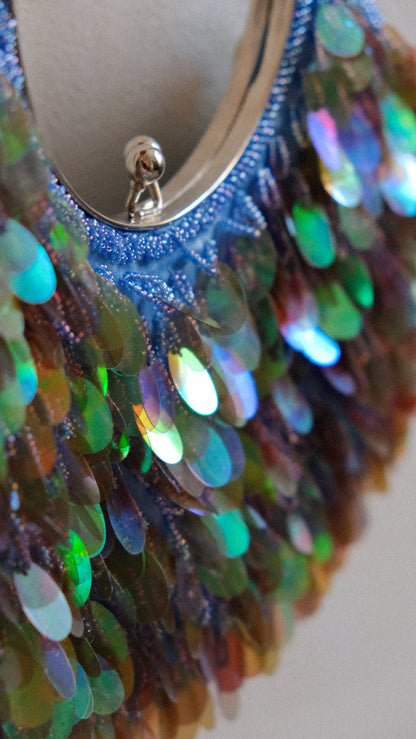 Siren Sequin clutch