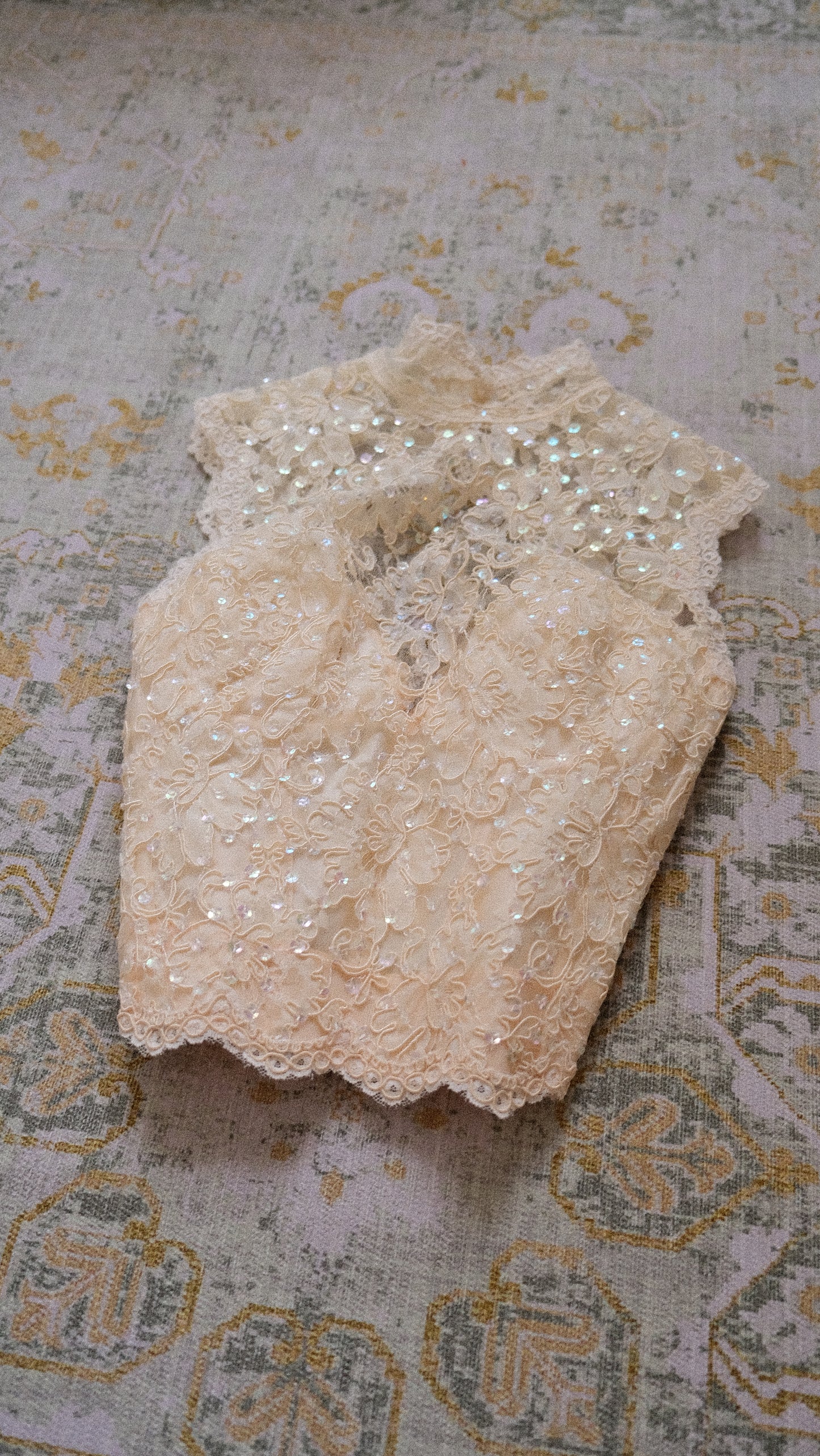 Vintage Bridal French corset (XS, B cup)