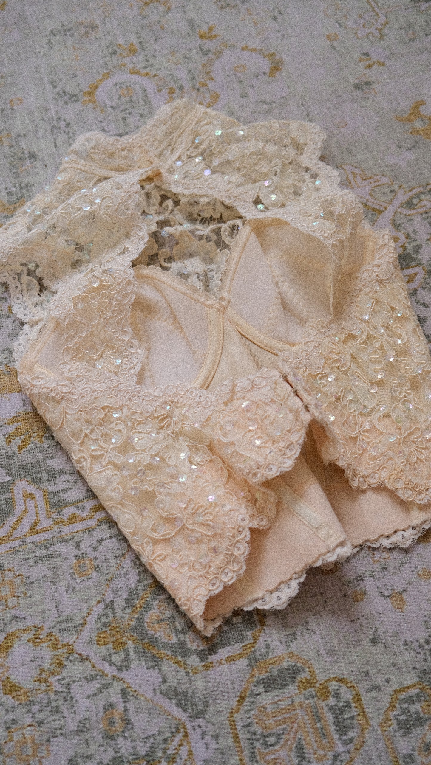 Vintage Bridal French corset (XS, B cup)