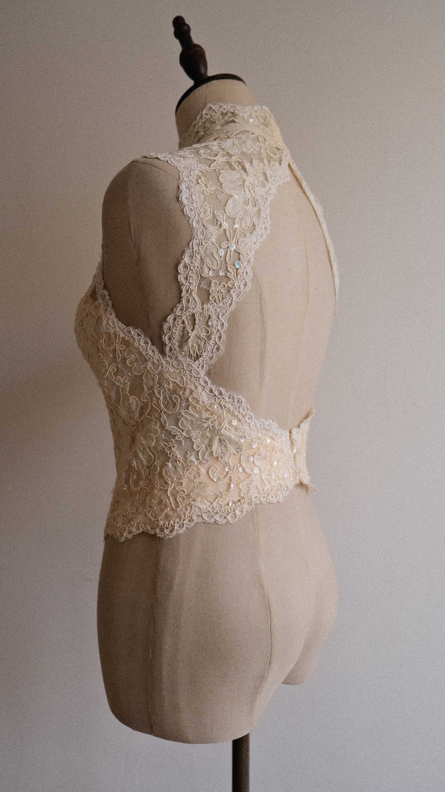 Vintage Bridal French corset (XS, B cup)