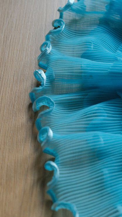 Vintage vibrant blue mermaid 2 piece set (S-S/M)