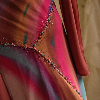 Sunset hue romance dress (S/M, M)