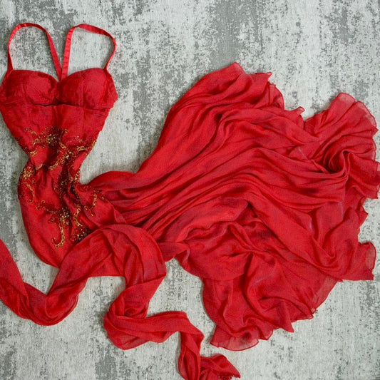 Magical red ruby dress (M-L)