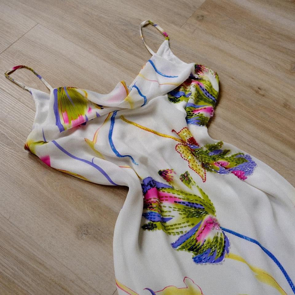 Spring Angel floral dress (M/L, L)