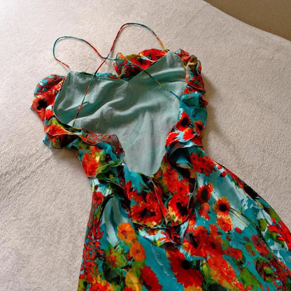 Garden bloom dress (M)