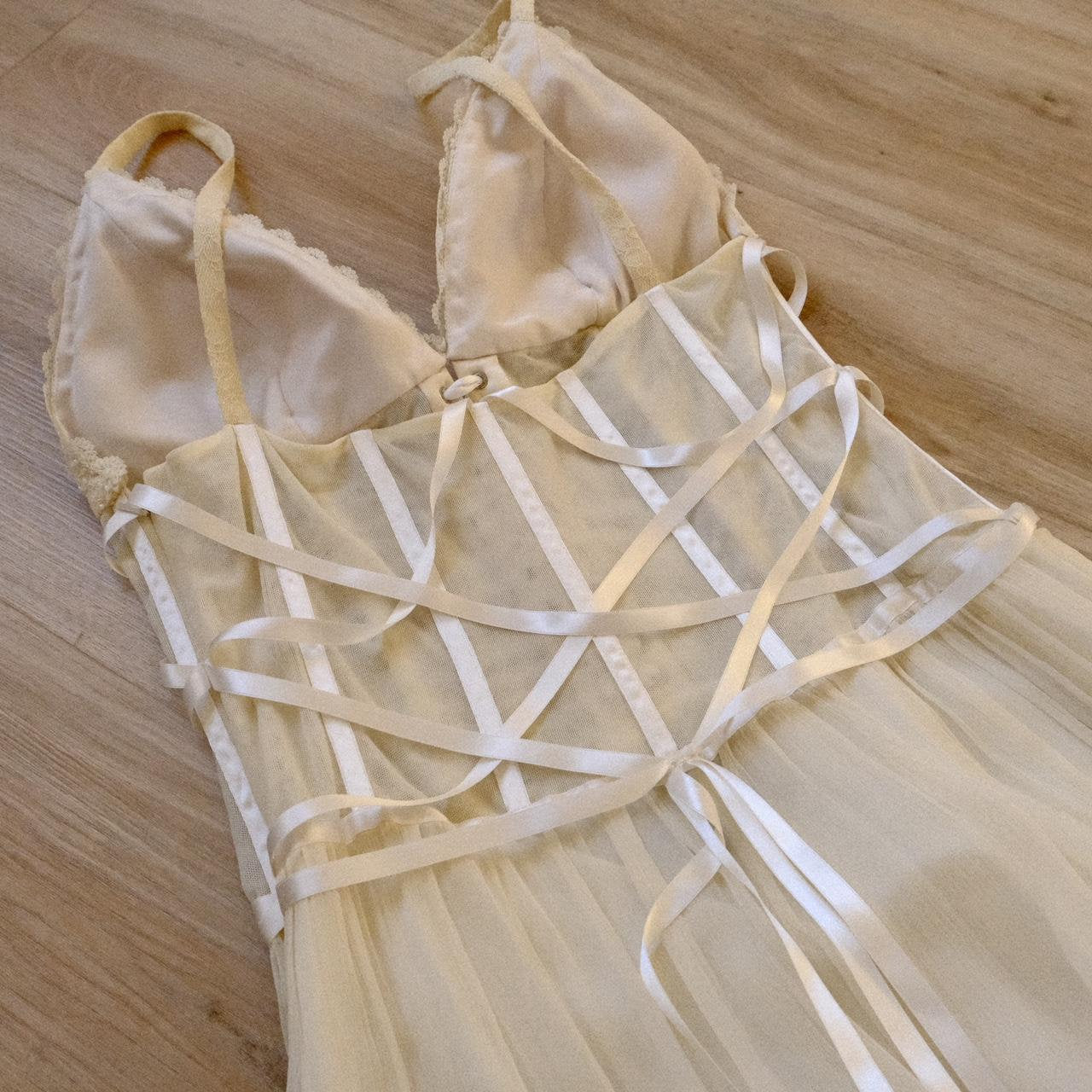 Delicate Bridal Fantasy dress (S/M, M)