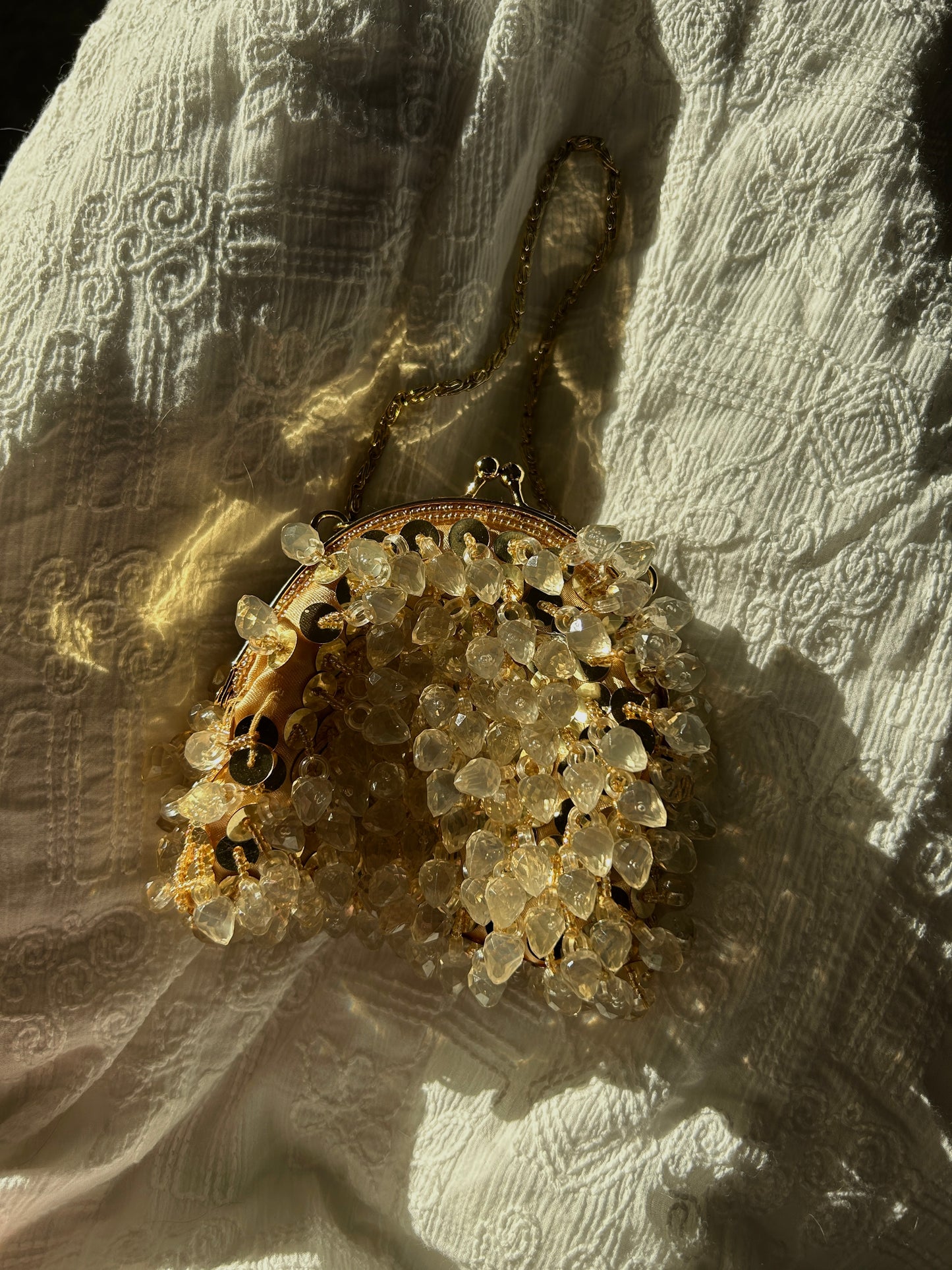 Golden Hour Bloom clutch