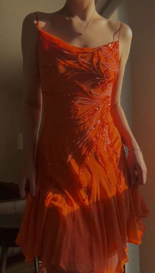 Vintage Citrus dress (S-M)