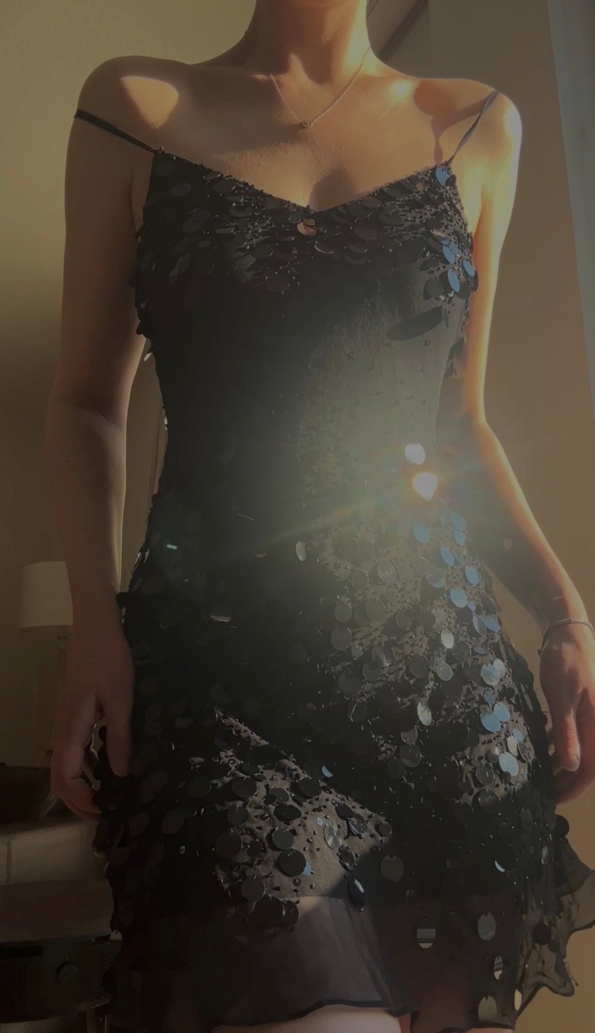 Yve London sequin dress (S-M)