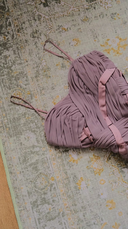 Dusky Rose dress (S)