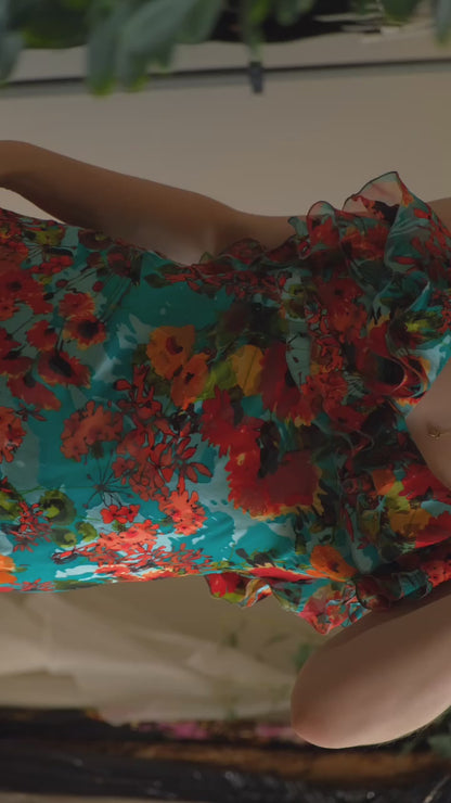 Garden bloom dress (M)