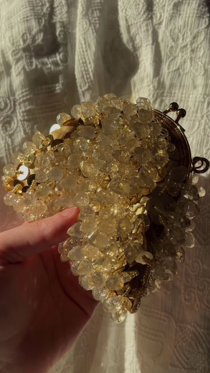 Golden Hour Bloom clutch