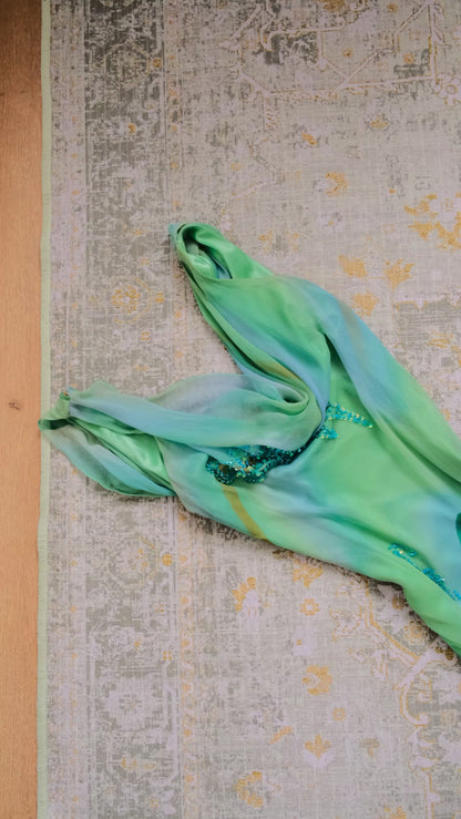 Emerald enchanted dress (M, M/L, L)