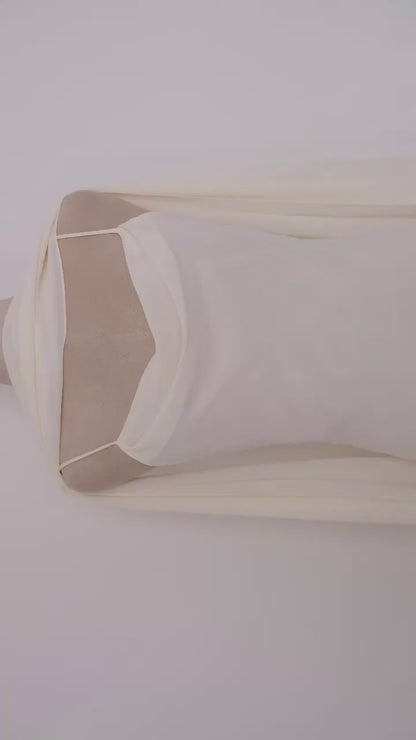 Ivory Bloom dress (S, S/M)